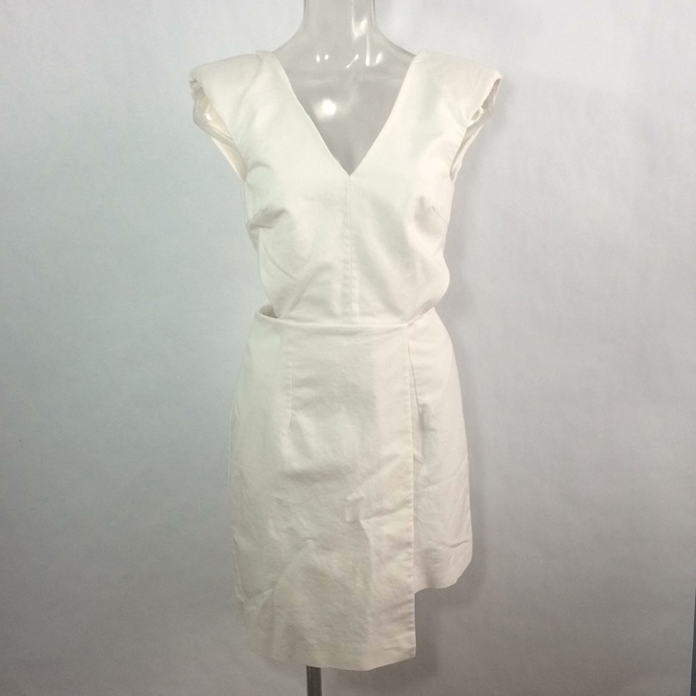 Fashion star for H&M white open back dress